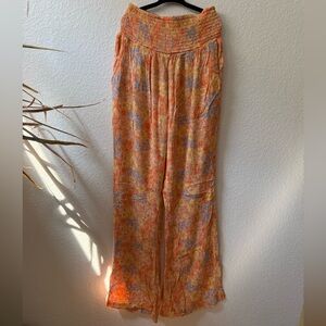 Billabong Women's Floral Print Wide-Leg Pants